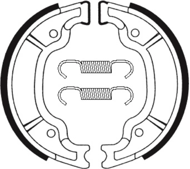 TECNIUM Scooter/Street Organic Brake shoes - BA199 1022314