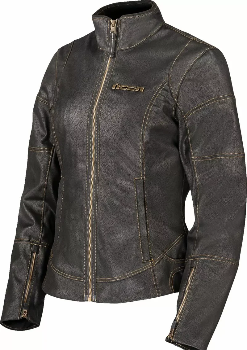 ICON JACKET WM TUSCADERO3 BK SM 2822-1770