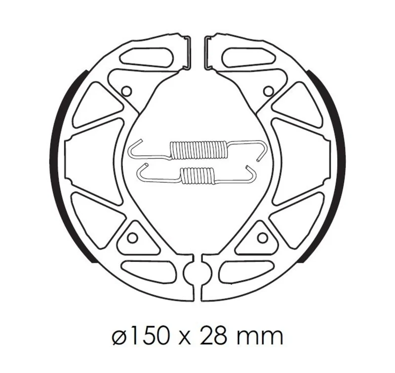 Tecnium Scooter Organiska Bromsbelägg - BA209