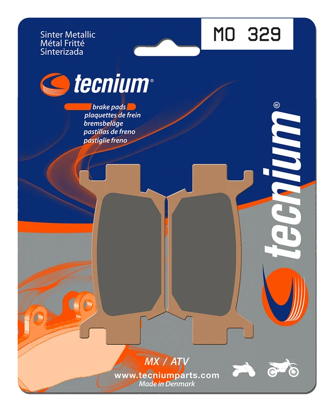 TECNIUM MX/ATV Sintered Metal Brake pads - MO329 1022885