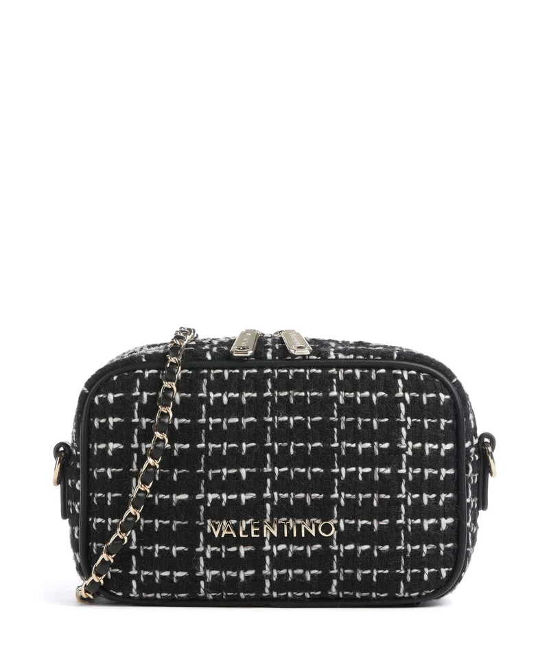 Valentino Bags Tweed Crossover väska nero/multicolour
