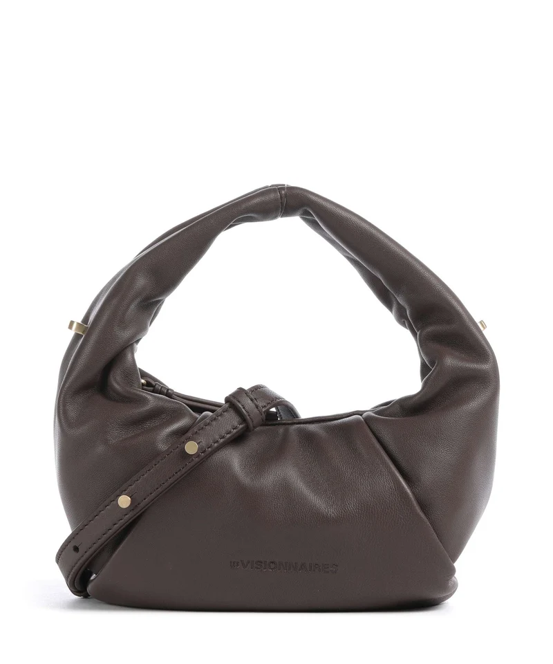 Les Visionnaires Greta Essential Silky Mini Crossover väska chocolate