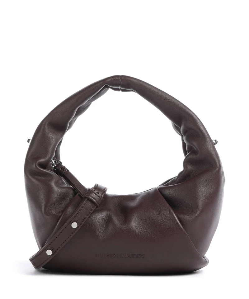 Les Visionnaires Greta Essential Silky Mini Crossover väska aubergine