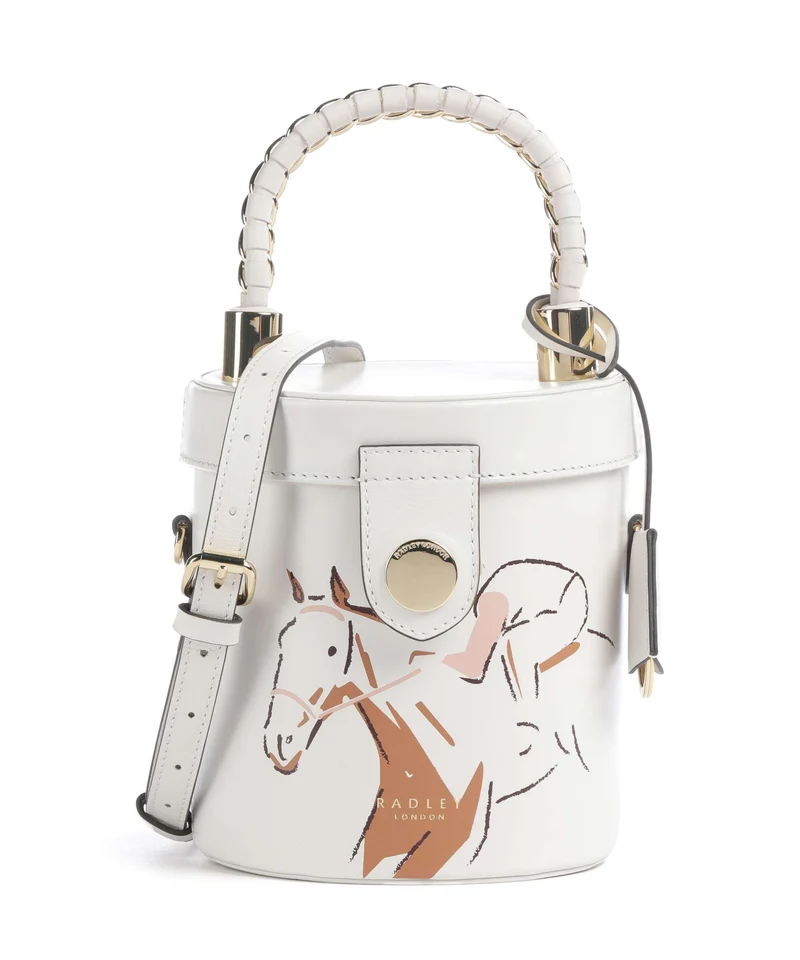 Radley London Racing Crossover väska chalk