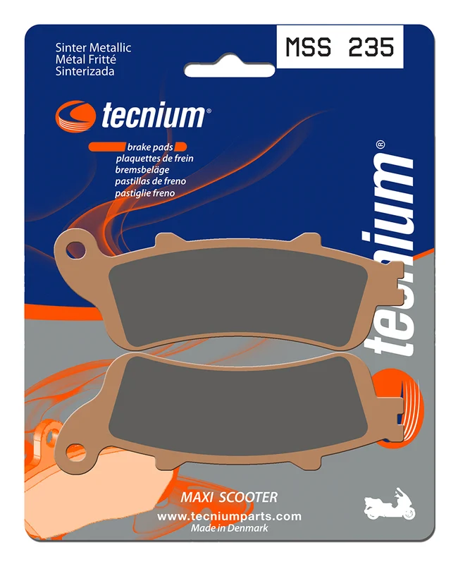 TECNIUM Maxi Scooter Sintered Metal Brake pads - MSS235 1023193