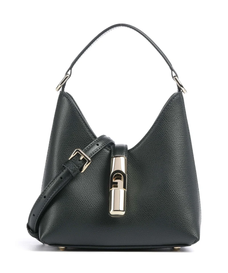 Furla Iride Mini Crossover väska deep green