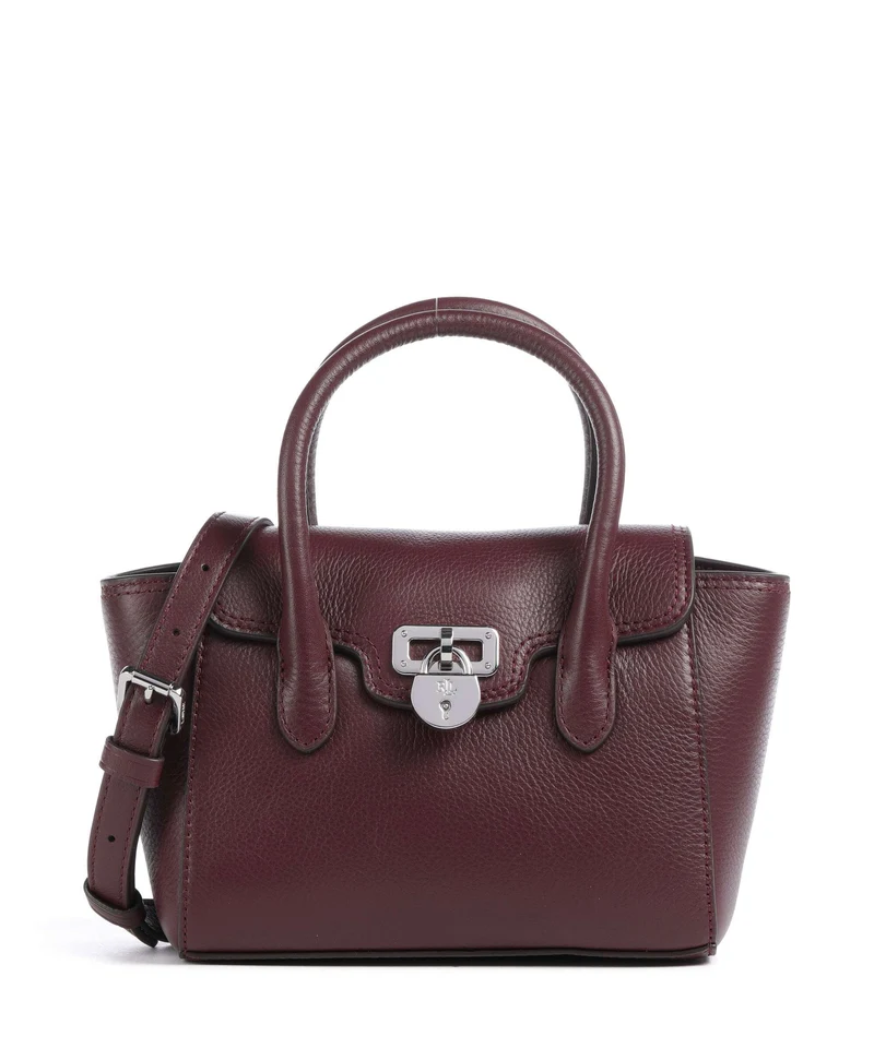 Lauren Ralph Lauren Tanner Small Crossover väska dark garnet