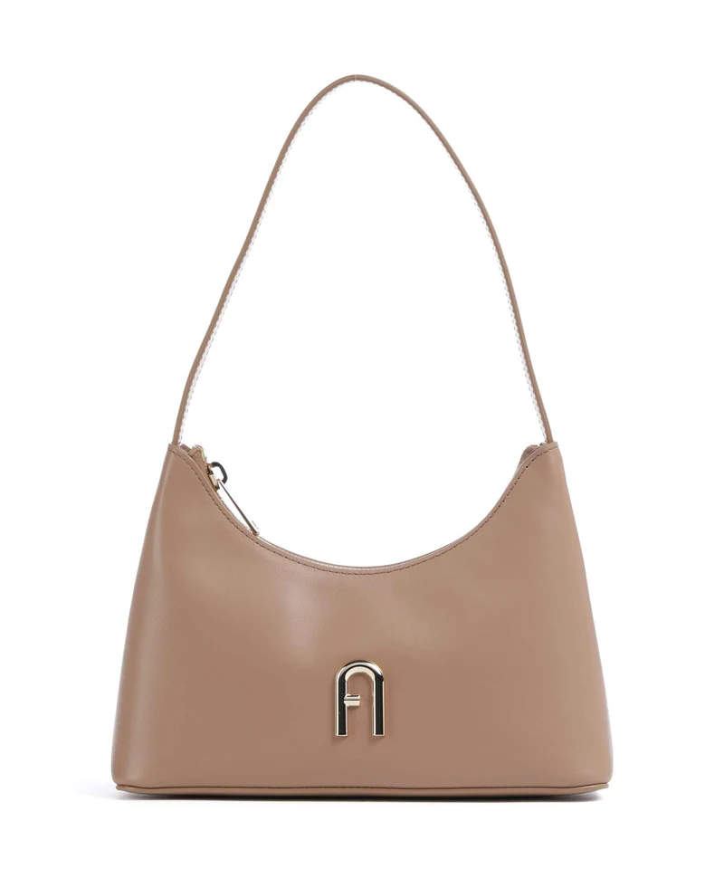 Furla Diamante Mini Axelremsväska toffee