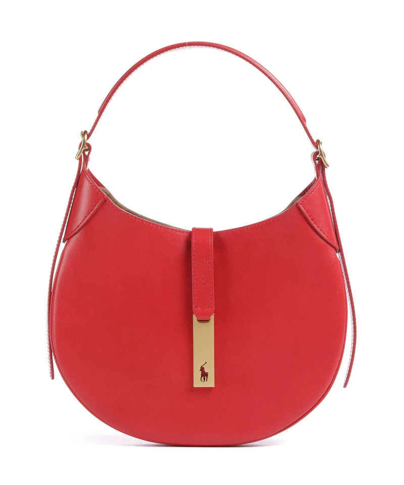 Polo Ralph Lauren ID Collection Small Axelremsväska geranium red