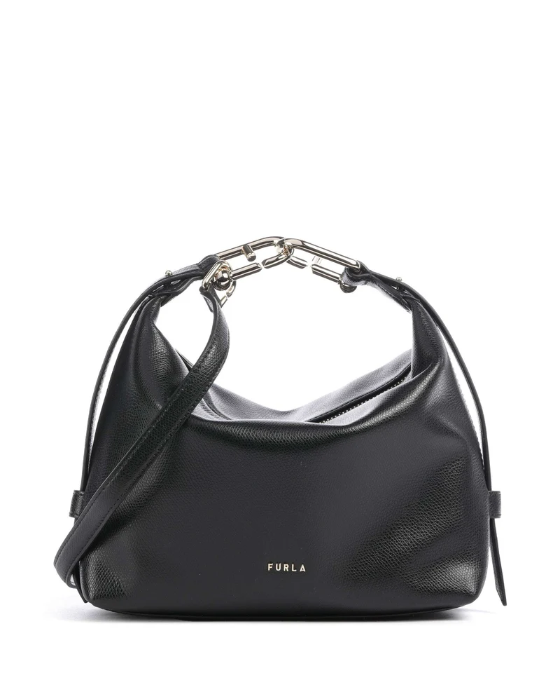 Furla Tonie Mini Axelremsväska nero