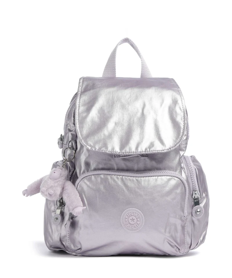 Kipling Basic City Zip Mini Ryggsäck lilac moon/metallic