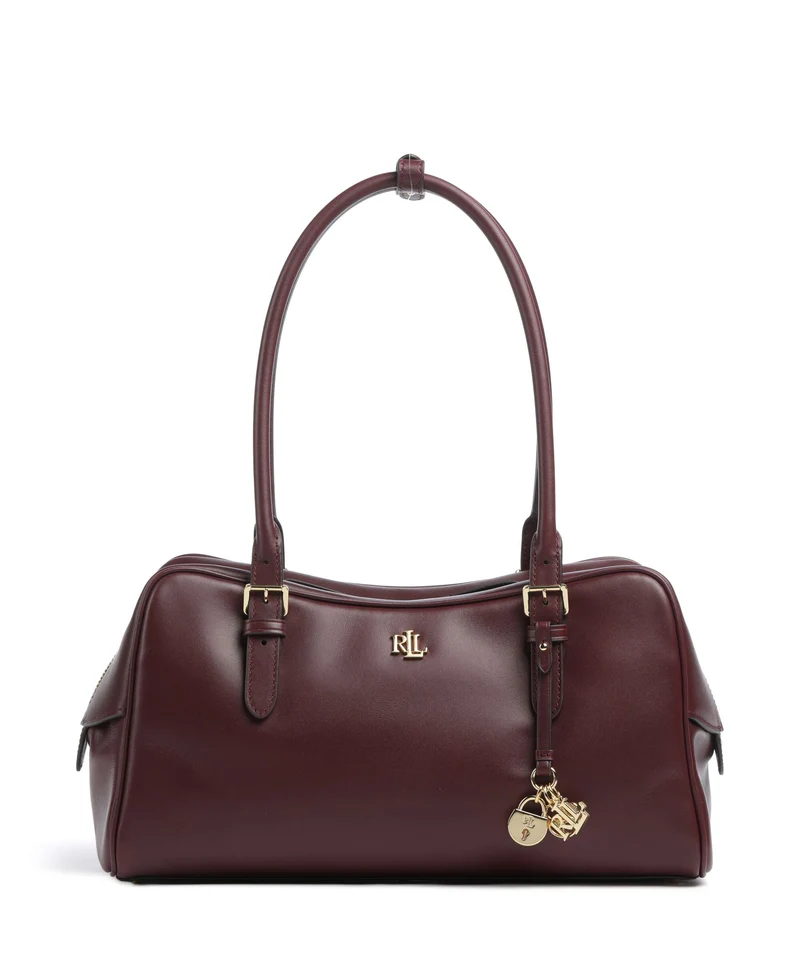 Lauren Ralph Lauren Marcy Axelremsväska dark garnet