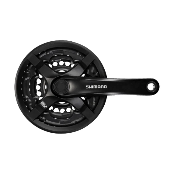 SHIMANO Vevparti FC-TY501 Square 8/7/6-delat 170,0 mm 42-34-24T Svart För vevlagerenhet Med kedjeskydd