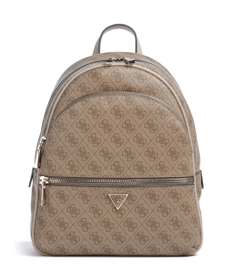Guess Manhattan II Large Ryggsäck latte logo