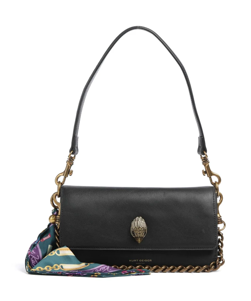 Kurt Geiger Sloane Soft Axelremsväska black