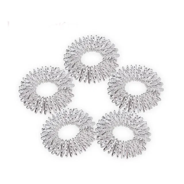 Fingerringar i silvermassage