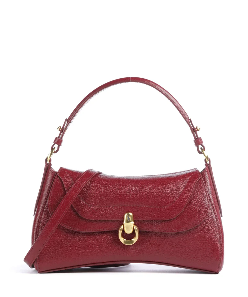 Polo Ralph Lauren Blaze Small Axelremsväska currant