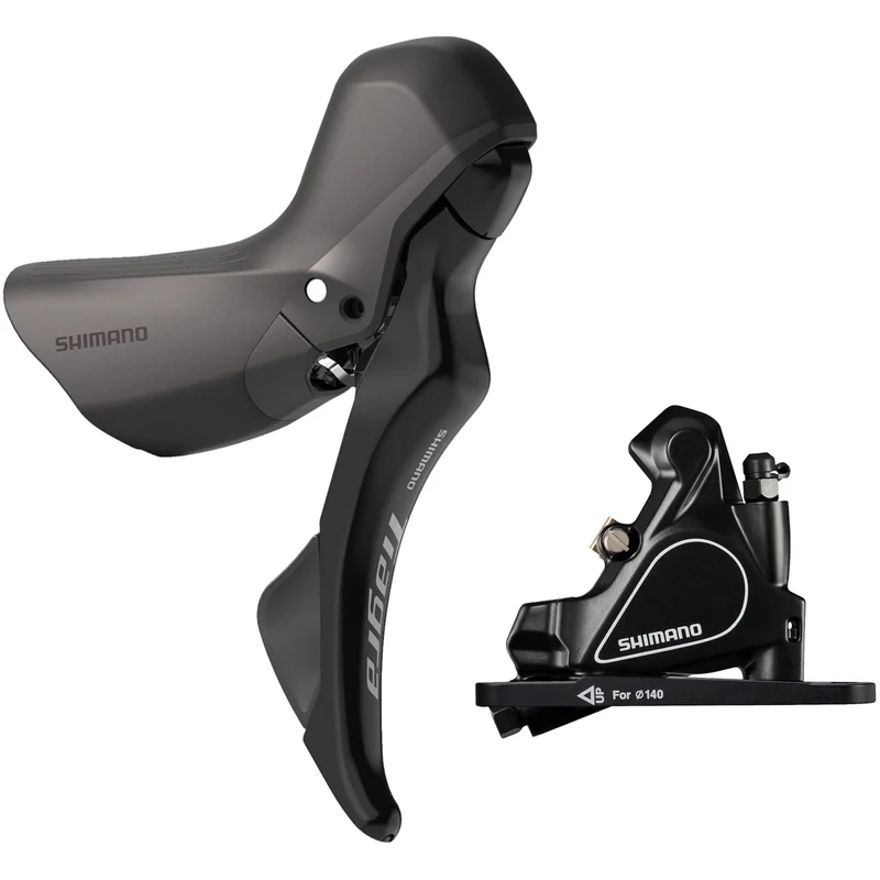 ST-R4020 Tiagra 2-speed STI bled with BR-RS405 flat mount calliper