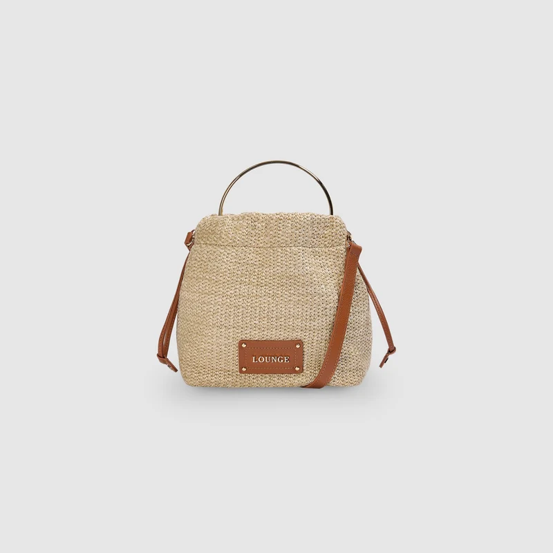 Blythe Bucket Bag - Raffia