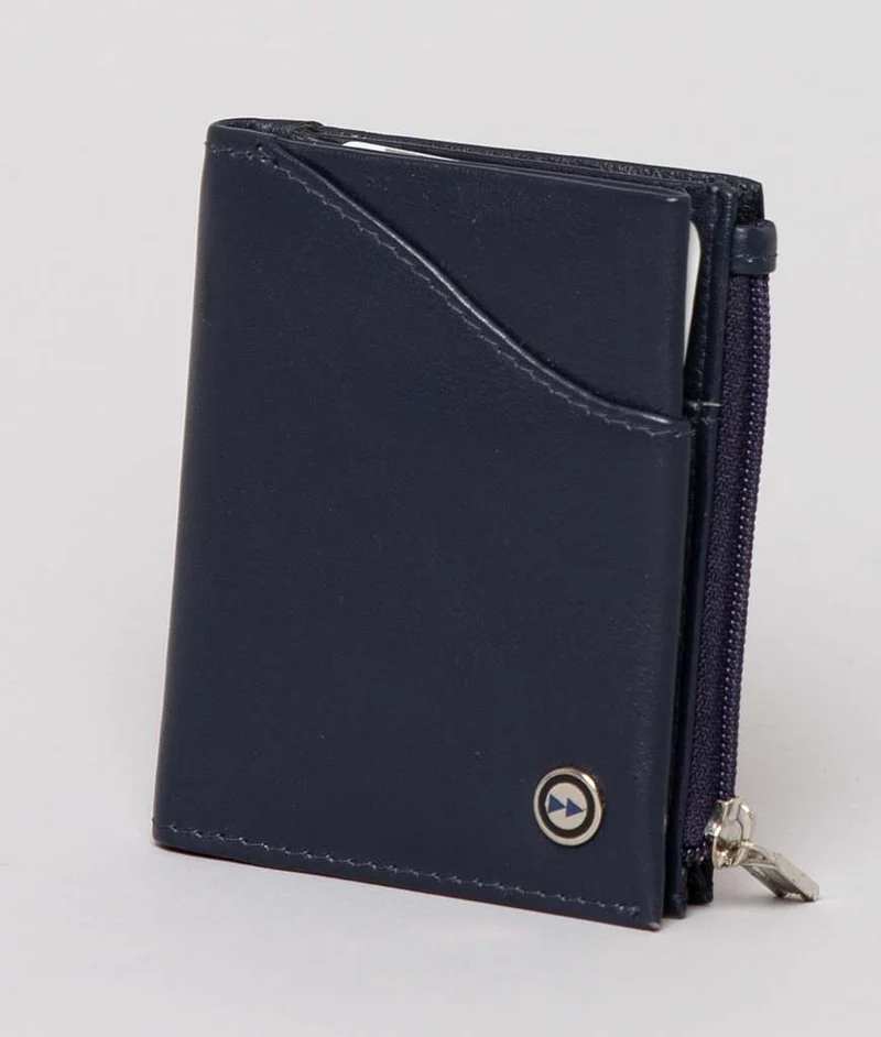 BHC Zoom Navy Wallet Card Holder RFID
