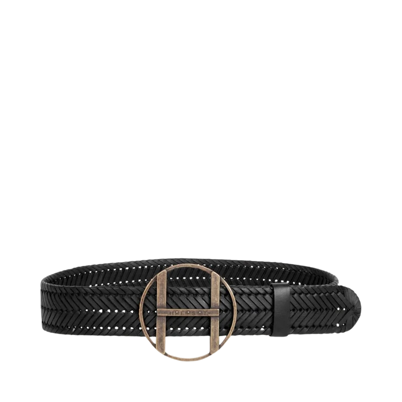 Voyage Braided Belt - Jet Black