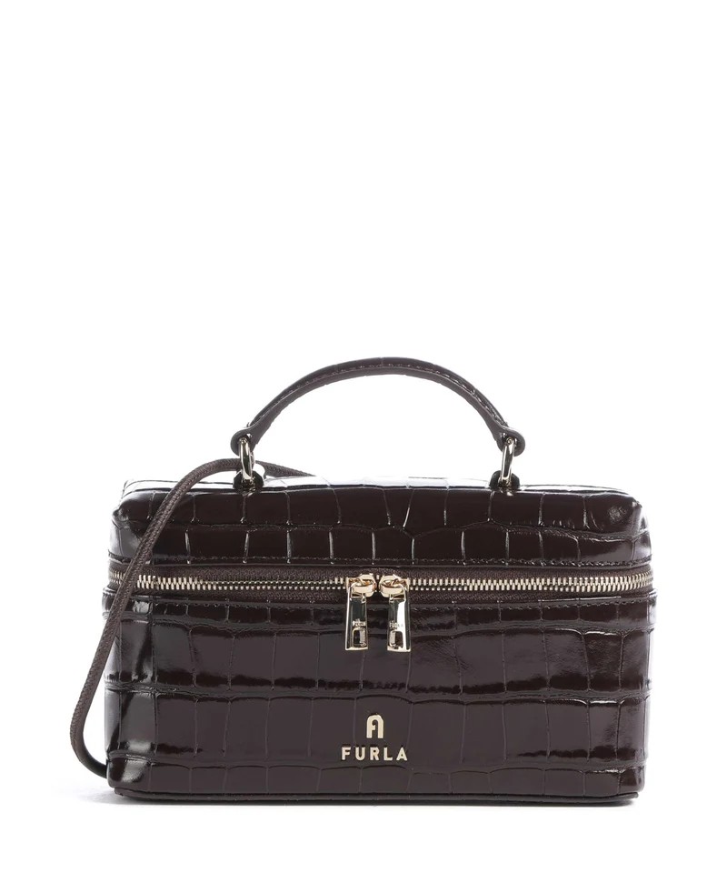 Furla Camelia Micro Crossover väska cioccolato