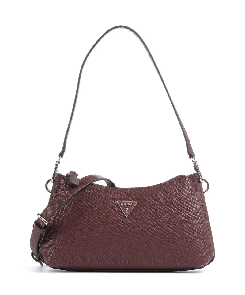 Guess Noelle II Axelremsväska burgundy