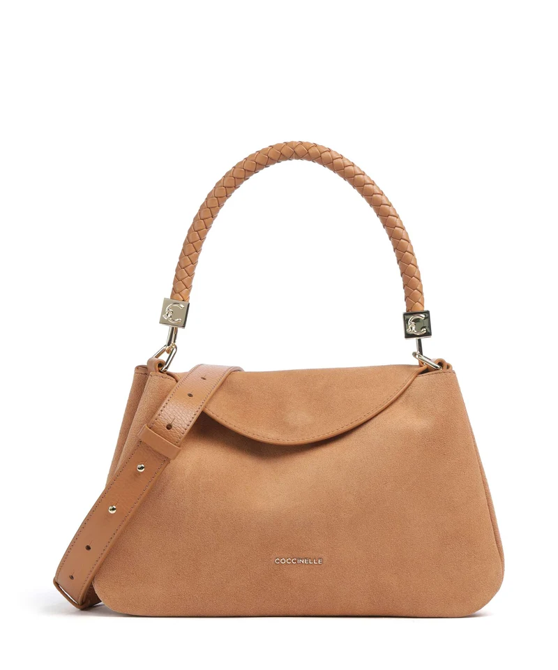Coccinelle Tiggy Suede Axelremsväska robin