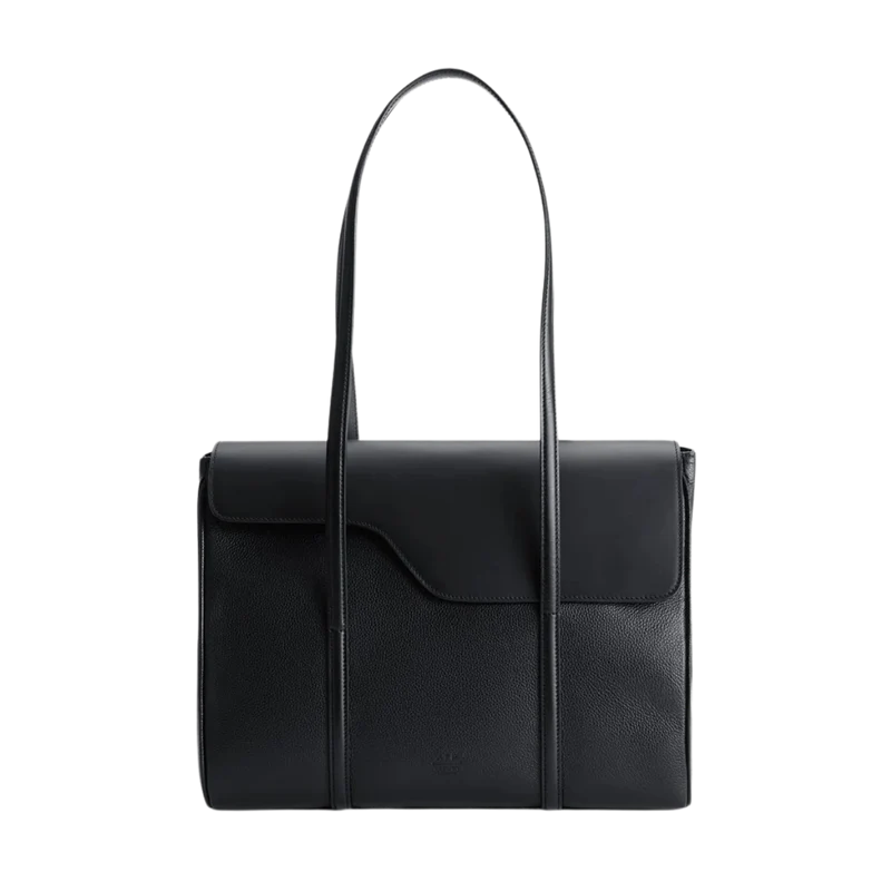 Abriola Black Grained Calf - Black