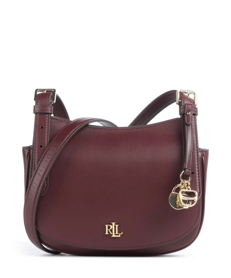 Lauren Ralph Lauren Marcy Medium Crossover väska dark garnet