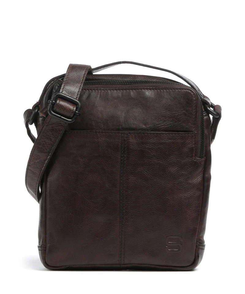 Spikes & Sparrow Apache Moses Crossover väska dark brown