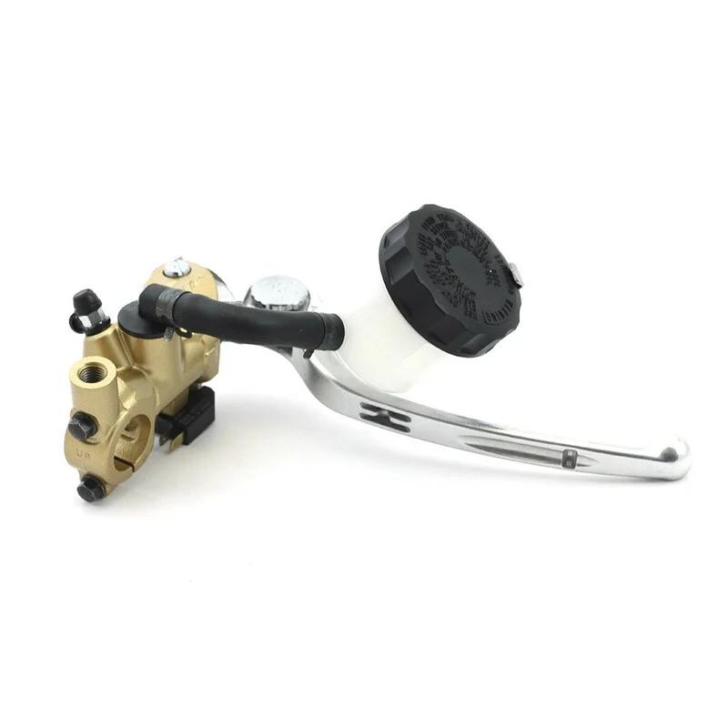 NISSIN Radial Bromshuvudcylinder BMT17-30 – Ø17 mm – Guld/Silver