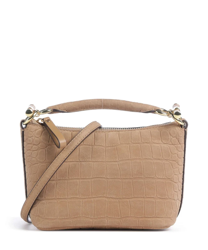 Lauren Ralph Lauren Blaike Mini Crossover väska camel