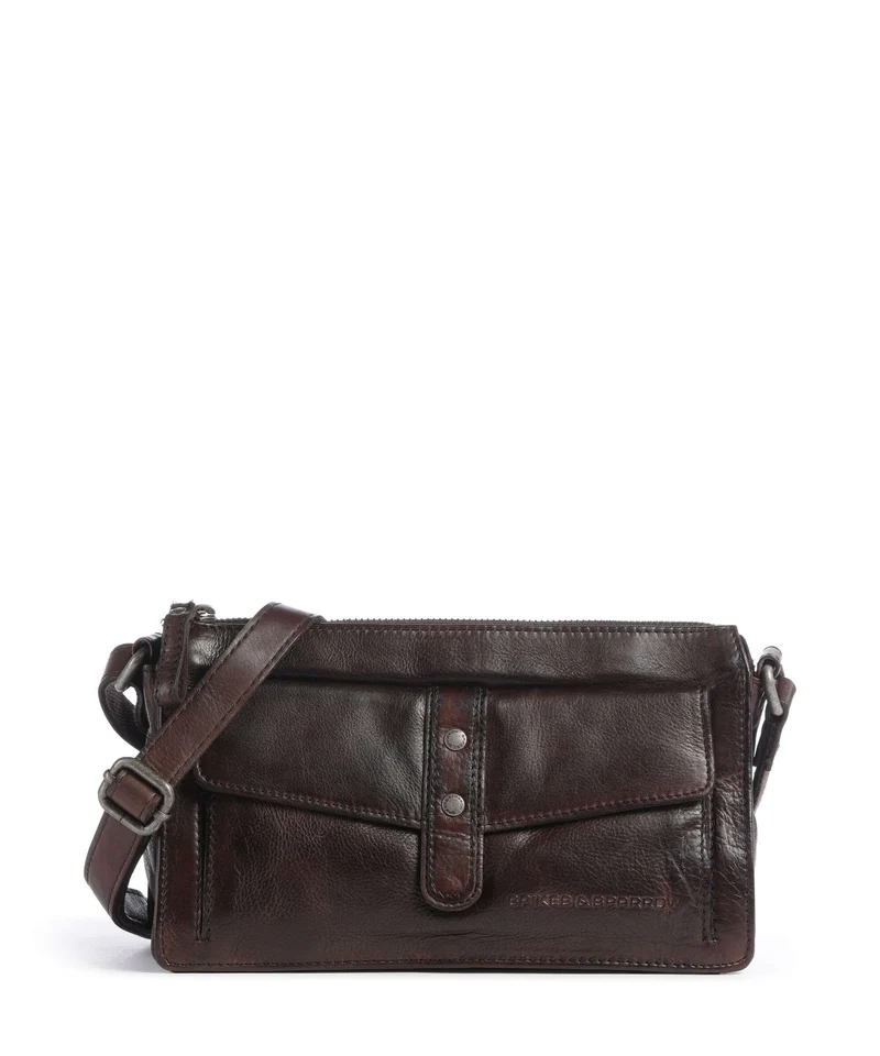 Spikes & Sparrow Apache Maida Crossover väska dark brown