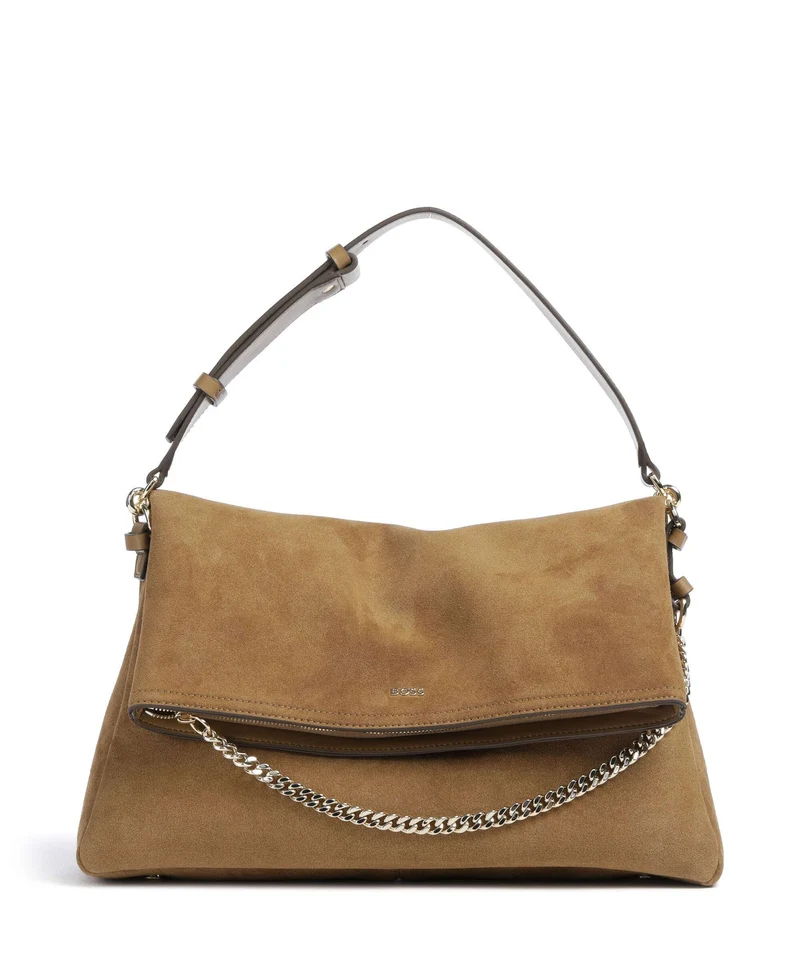 BOSS Yelena Axelremsväska medium beige