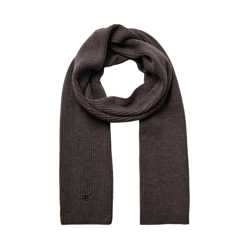 MMTova Wool Rib Scarf - Subterranean