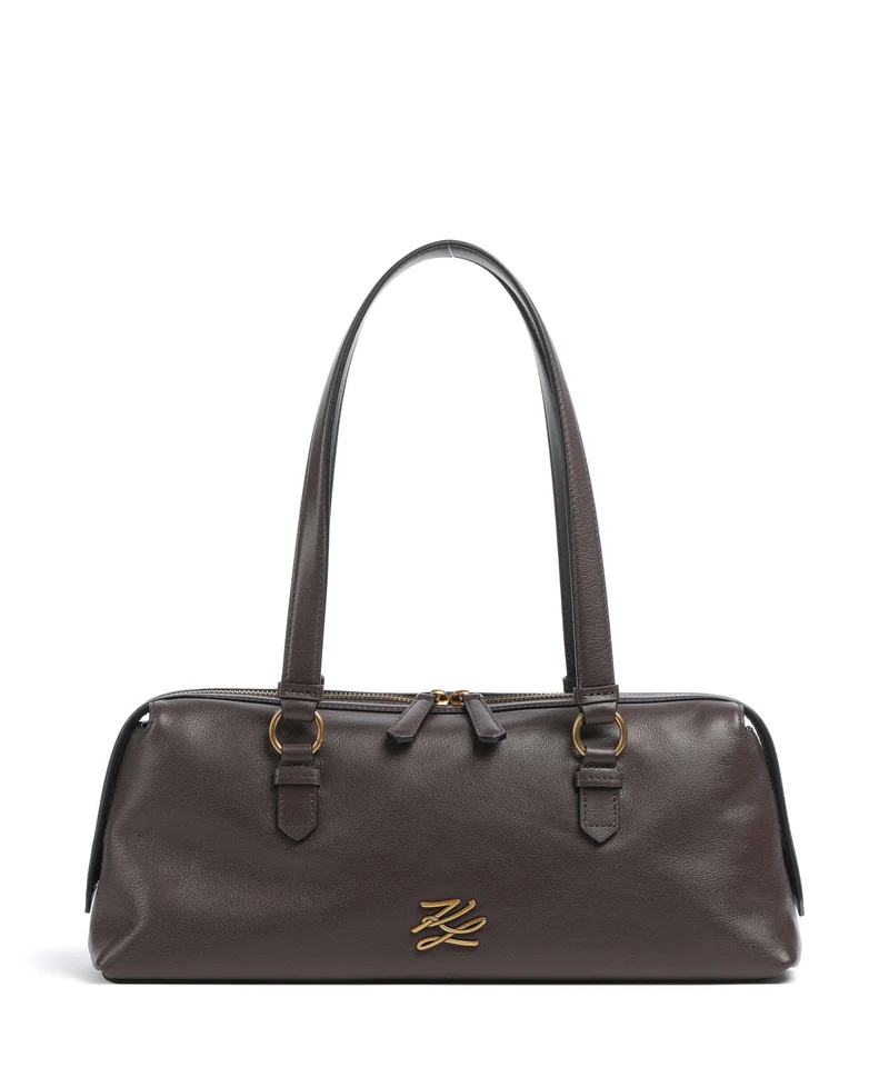 Karl Lagerfeld K/Autograph Medium Axelremsväska tobacco