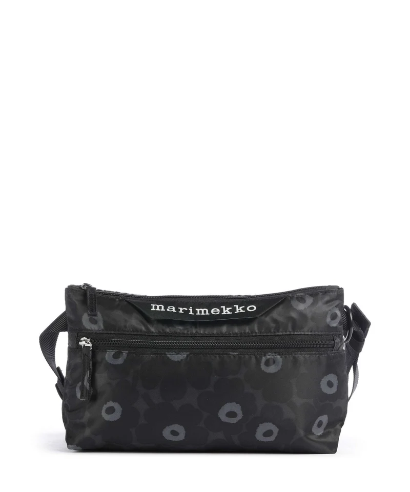 Marimekko Neat Unikko S Axelremsväska black/dark grey