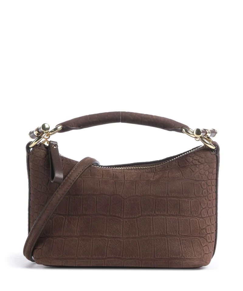 Lauren Ralph Lauren Blaike Mini Crossover väska chestnut brown