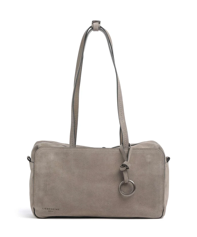 Liebeskind Clarice II Hydro Suede M Axelremsväska neutral grey