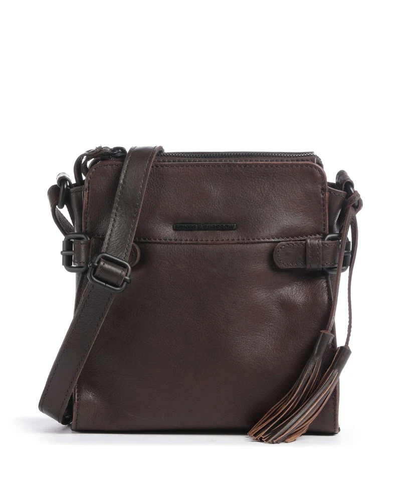 Spikes & Sparrow Hudson Jolinda Crossover väska dark brown