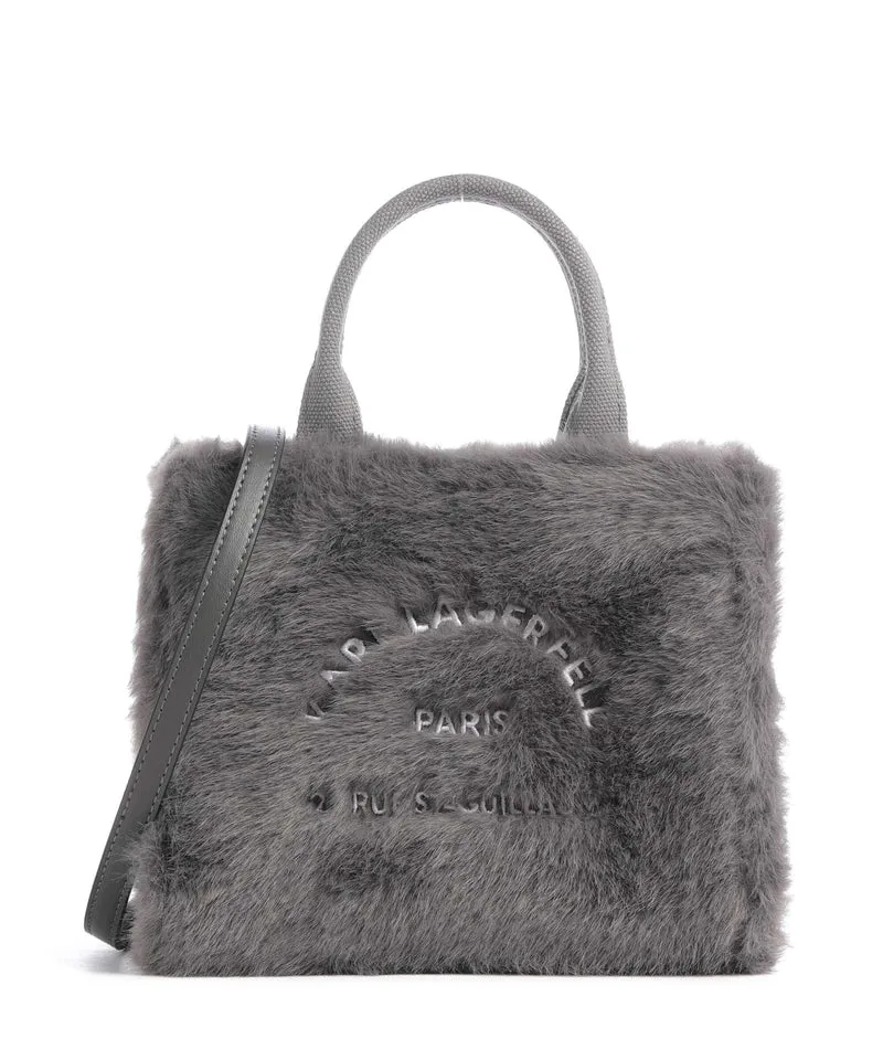 Karl Lagerfeld K/Rue St Guillaume Mini Crossover väska ash grey