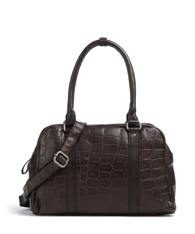 Spikes & Sparrow Apache Dionne Axelremsväska dark brown