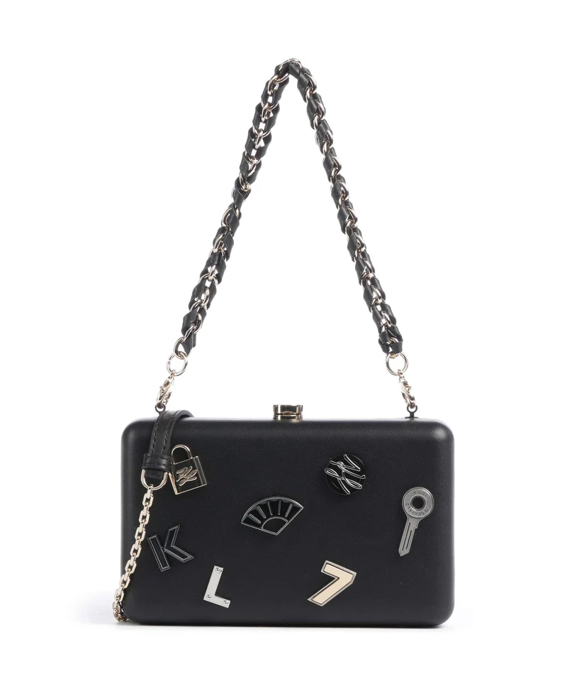 Karl Lagerfeld K/Soiree Kuvertväska black nickel