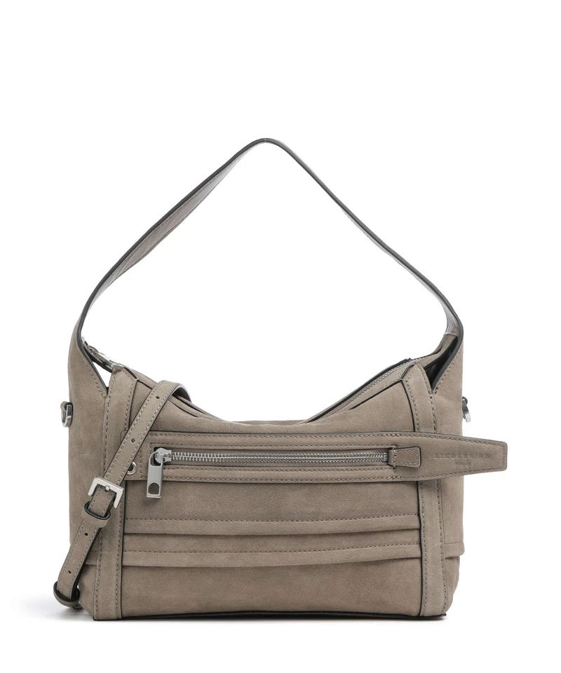 Liebeskind Delia Suede S Axelremsväska neutral grey