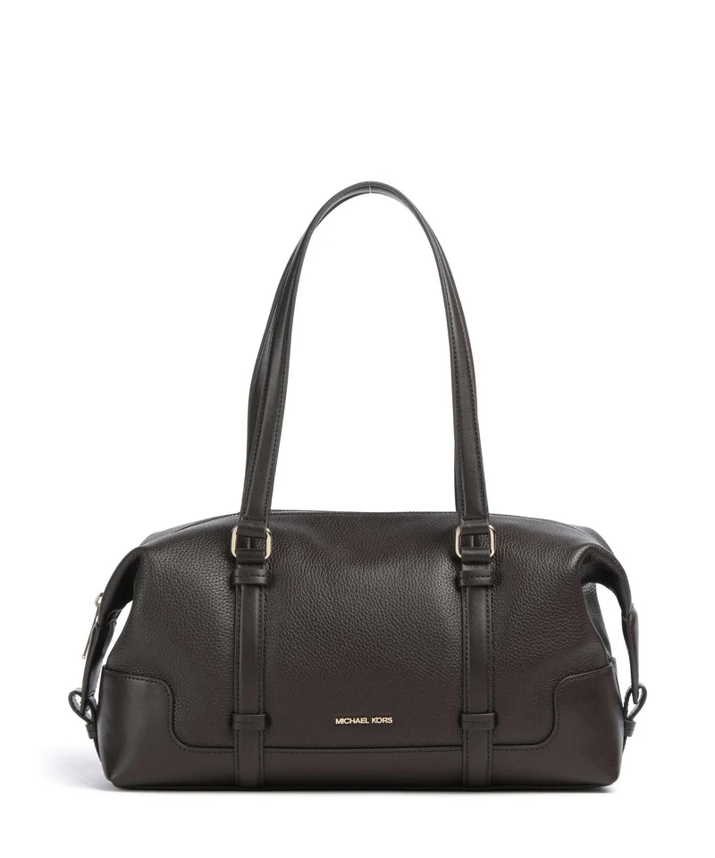 Michael Kors Teddi Large Axelremsväska chocolate