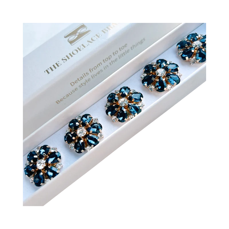 Isabelle styck - Navy & White Flower