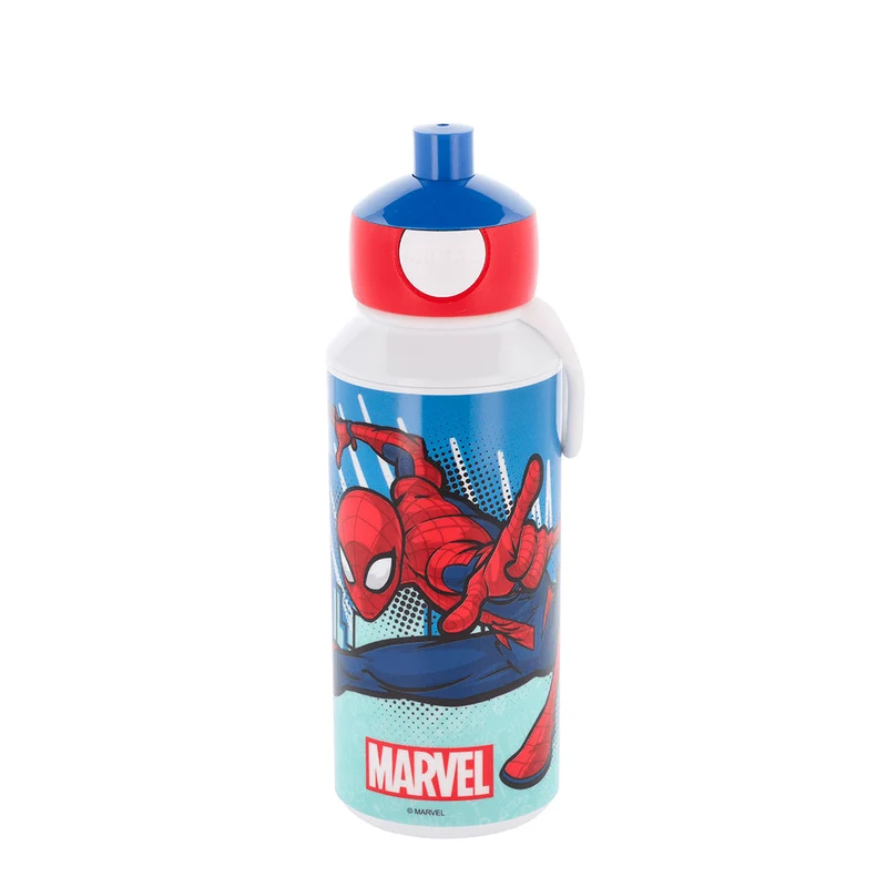 Spiderman Pop Up Vattenflaska 400 ml