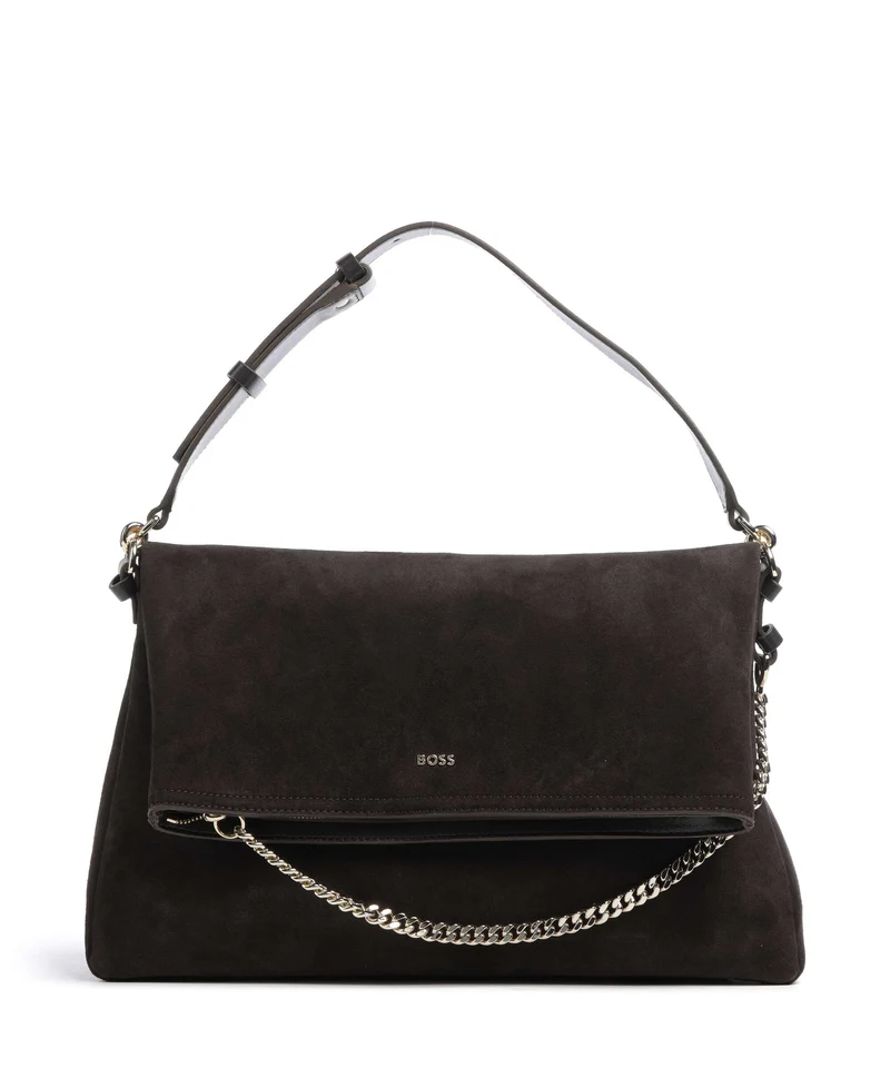 BOSS Yelena Axelremsväska dark brown
