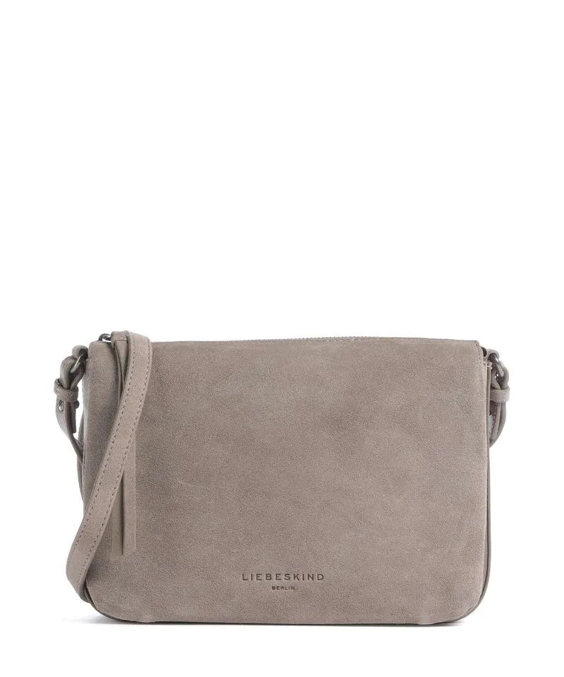 Liebeskind Nina Hydro Suede M Crossover väska neutral grey